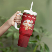 Switzerland Tumbler With Handle One For All All For One - Wonder Print Shop