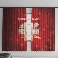 Switzerland Window Curtain One For All All For One - Wonder Print Shop