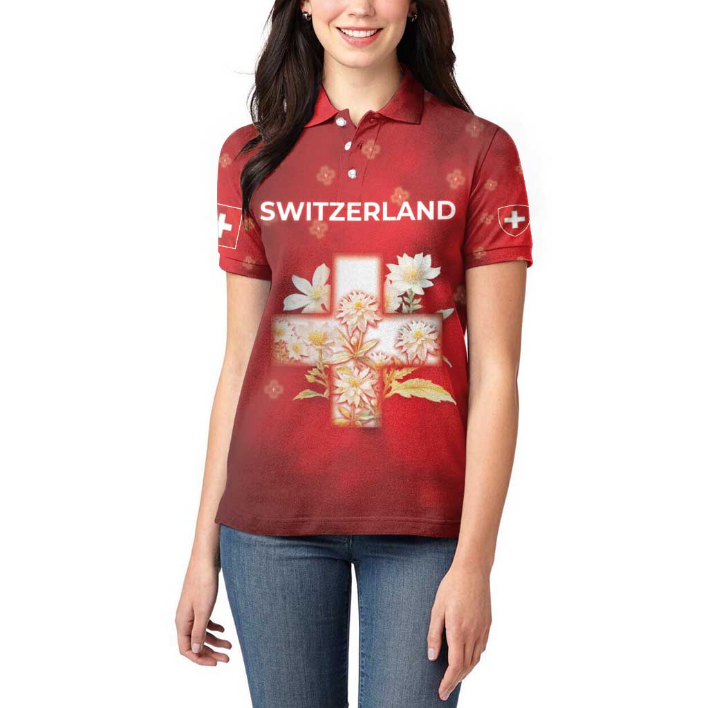 Switzerland Women Polo Shirt One For All All For One - Wonder Print Shop