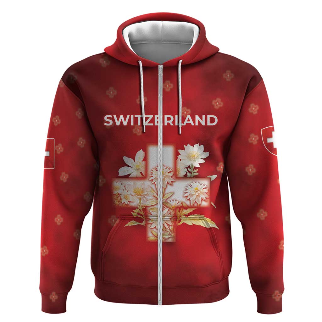 Switzerland Zip Hoodie One For All All For One - Wonder Print Shop