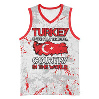 Turkey Basketball Jersey Half Turkish Is Better Than None - Wonder Print Shop