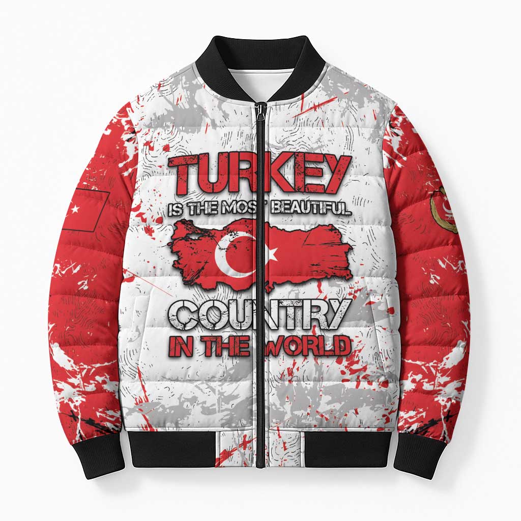 Turkey Bomber Puffer Jacket Half Turkish Is Better Than None - Wonder Print Shop