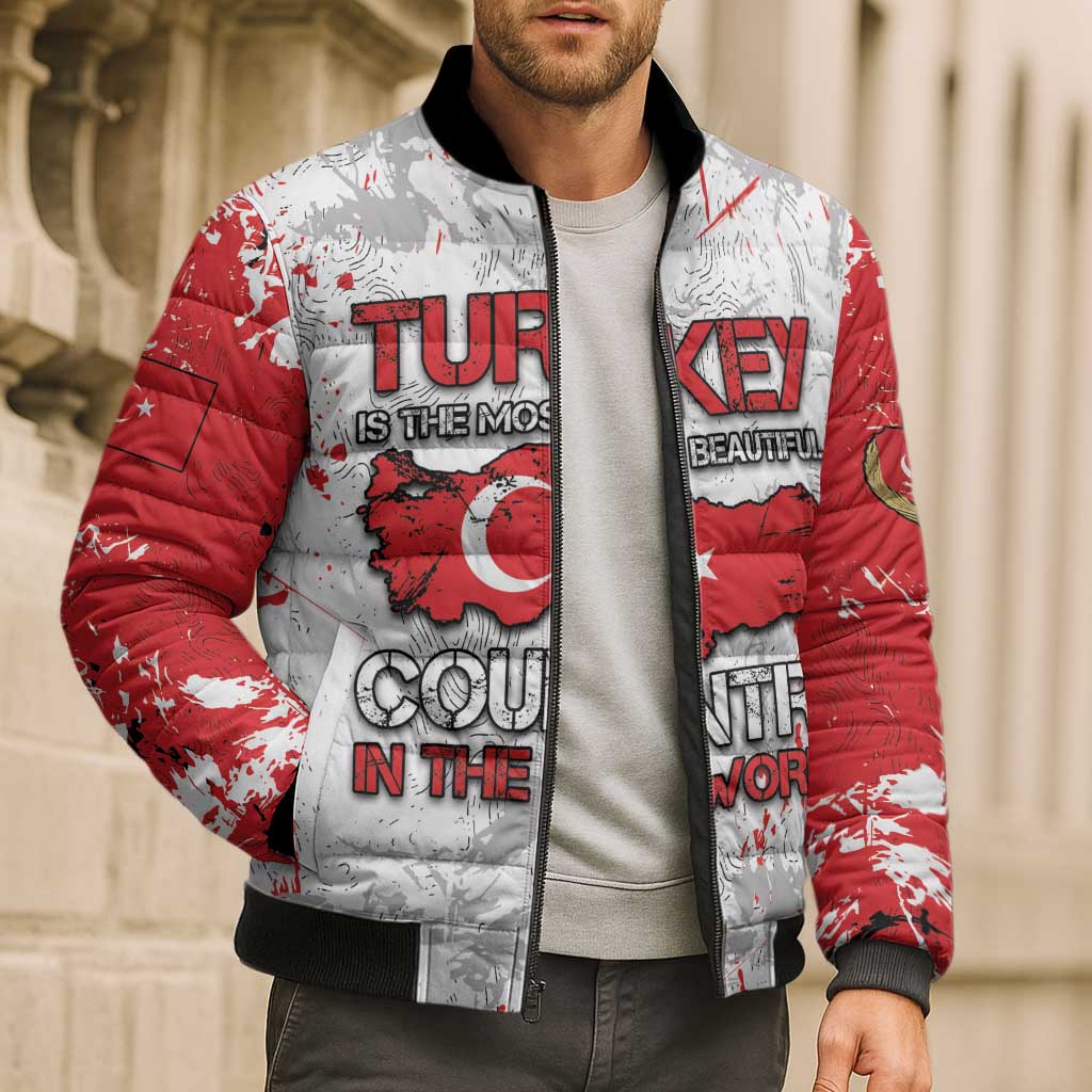 Turkey Bomber Puffer Jacket Half Turkish Is Better Than None - Wonder Print Shop