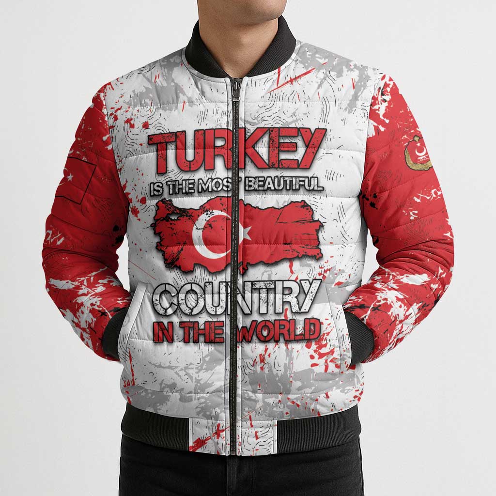 Turkey Bomber Puffer Jacket Half Turkish Is Better Than None - Wonder Print Shop