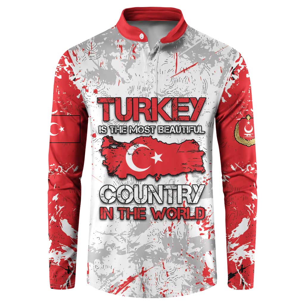 Turkey Button Sweatshirt Half Turkish Is Better Than None - Wonder Print Shop