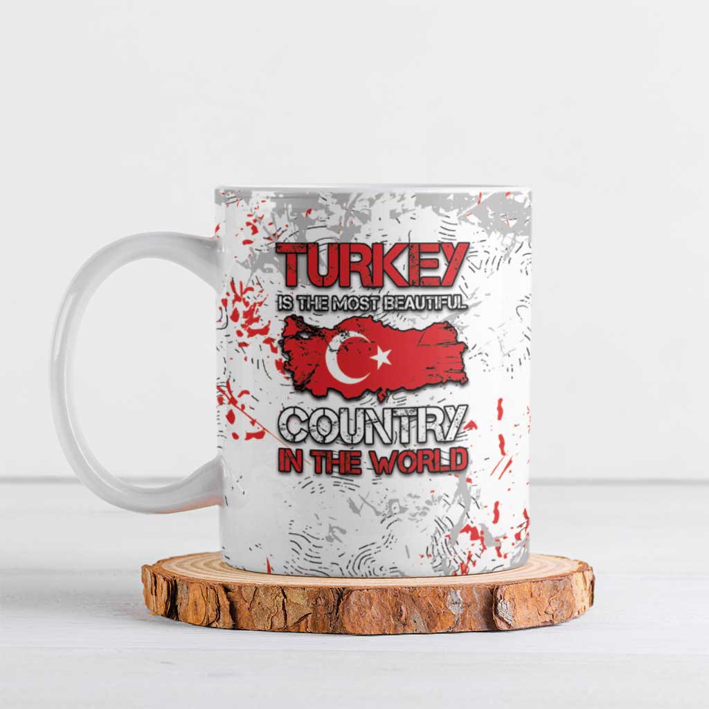 Turkey Ceramic Mug Half Turkish Is Better Than None - Wonder Print Shop