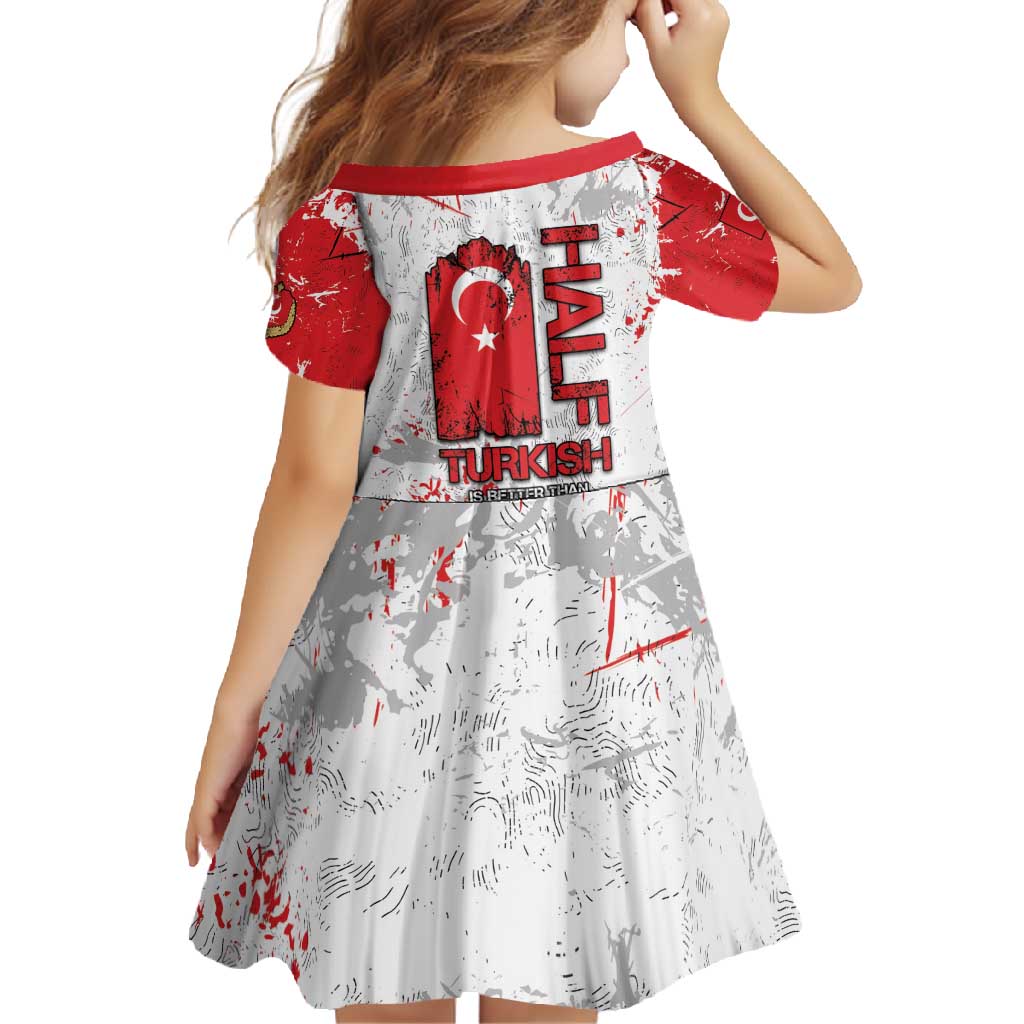 Turkey Family Matching Long Sleeve Bodycon Dress and Hawaiian Shirt Half Turkish Is Better Than None - Wonder Print Shop