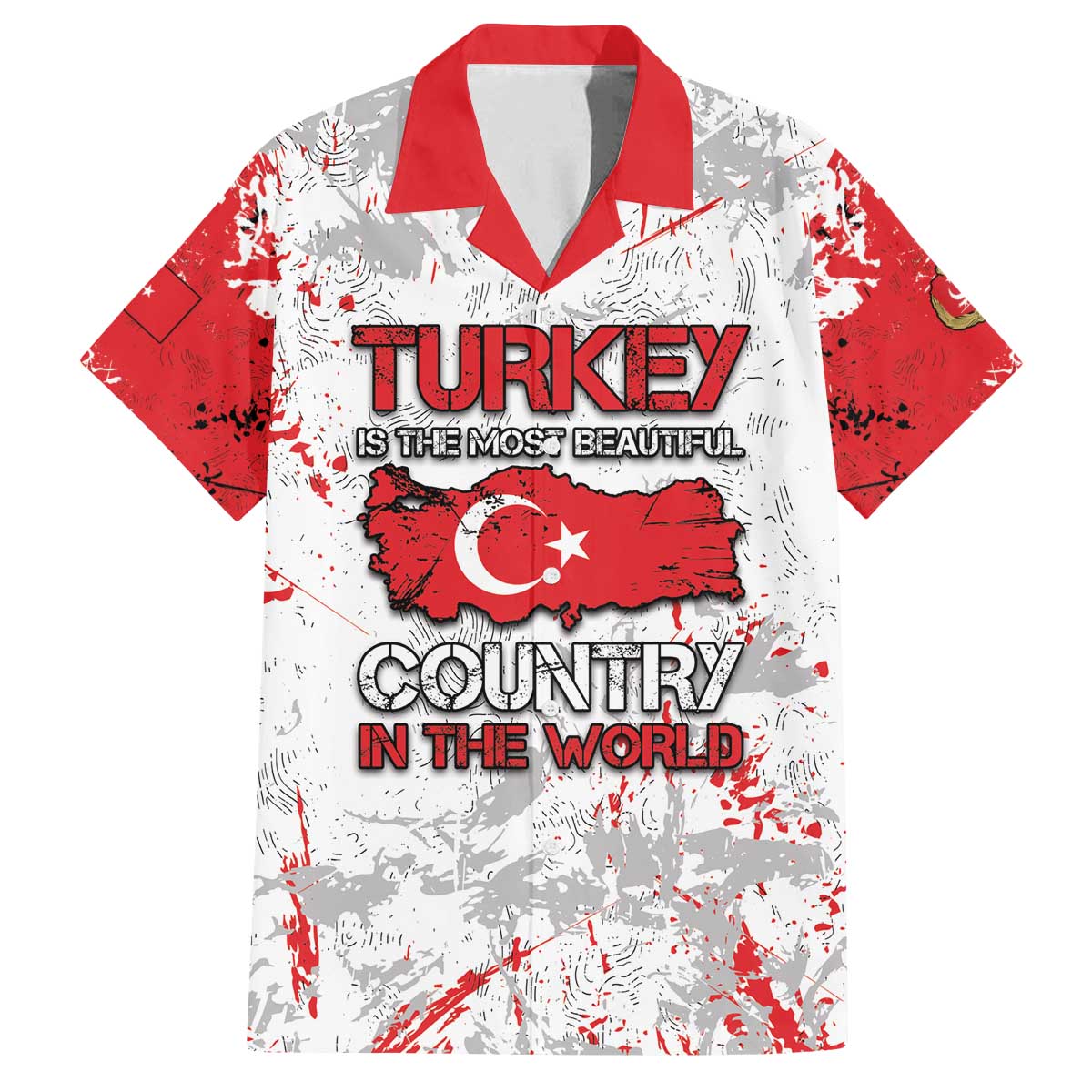Turkey Family Matching Off The Shoulder Long Sleeve Dress and Hawaiian Shirt Half Turkish Is Better Than None - Wonder Print Shop