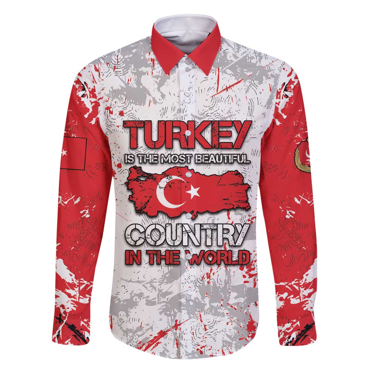 Turkey Family Matching Off The Shoulder Long Sleeve Dress and Hawaiian Shirt Half Turkish Is Better Than None - Wonder Print Shop