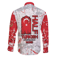 Turkey Family Matching Off The Shoulder Long Sleeve Dress and Hawaiian Shirt Half Turkish Is Better Than None - Wonder Print Shop