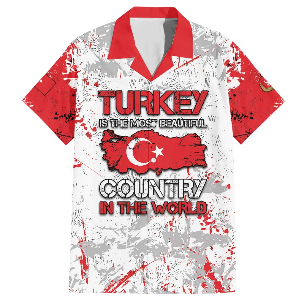 Turkey Family Matching Off Shoulder Short Dress and Hawaiian Shirt Half Turkish Is Better Than None - Wonder Print Shop
