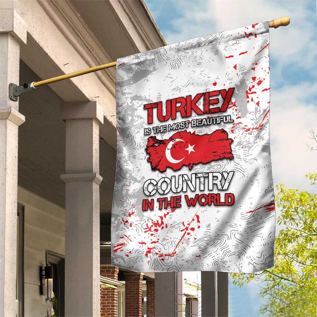 Turkey Garden Flag Half Turkish Is Better Than None - Wonder Print Shop