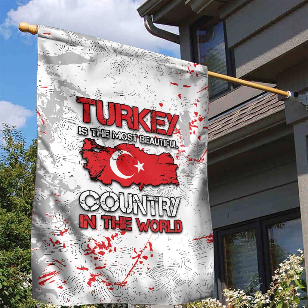 Turkey Garden Flag Half Turkish Is Better Than None - Wonder Print Shop