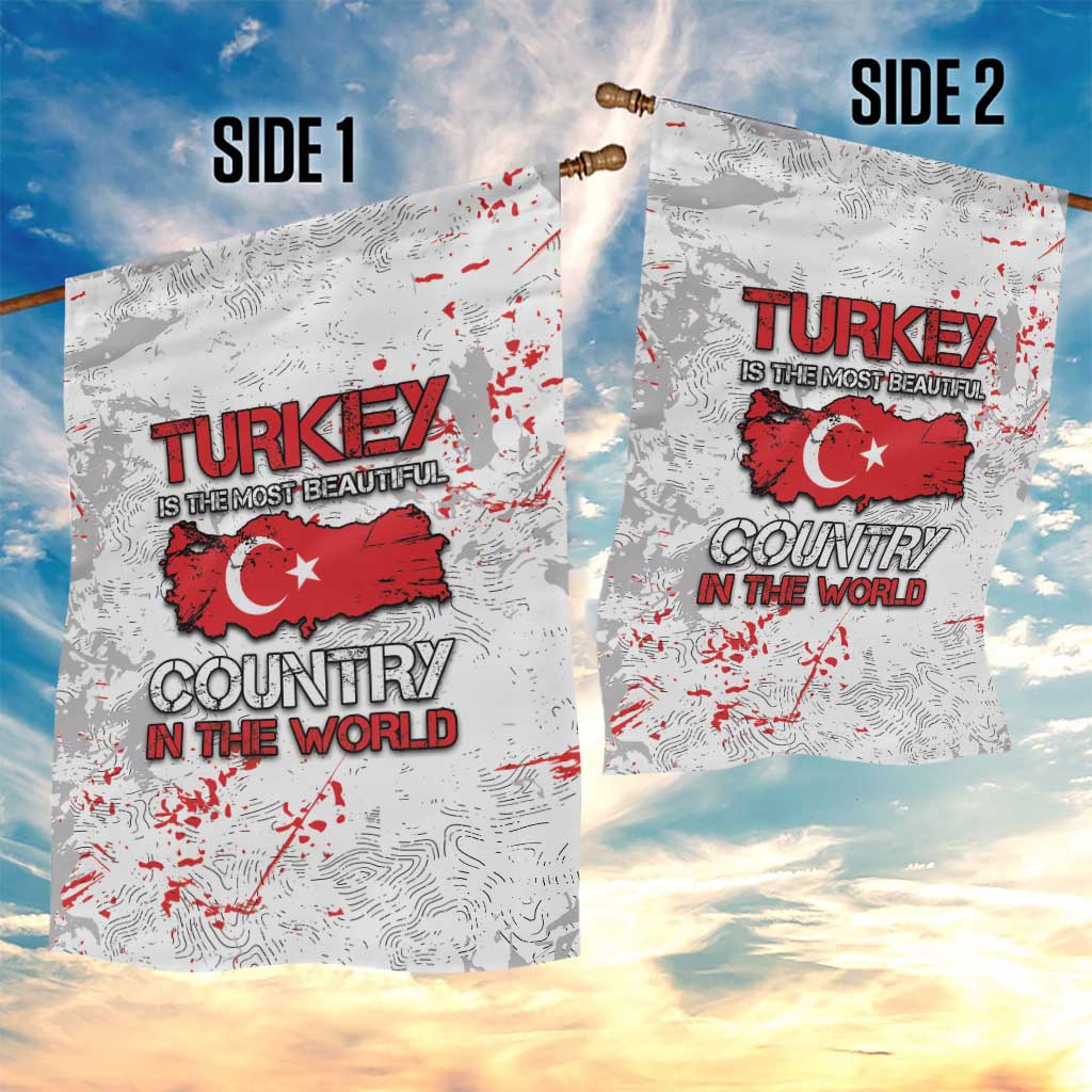 Turkey Garden Flag Half Turkish Is Better Than None - Wonder Print Shop