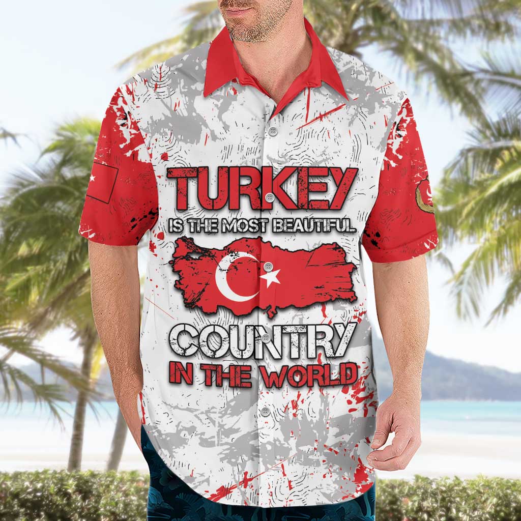 Turkey Hawaiian Shirt Half Turkish Is Better Than None - Wonder Print Shop