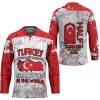 Turkey Hockey Jersey Half Turkish Is Better Than None - Wonder Print Shop