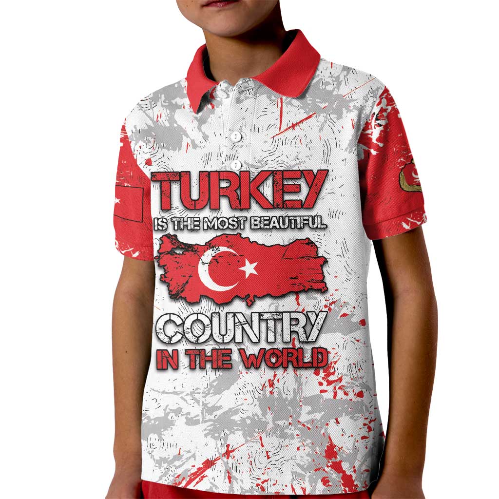 Turkey Kid Polo Shirt Half Turkish Is Better Than None - Wonder Print Shop