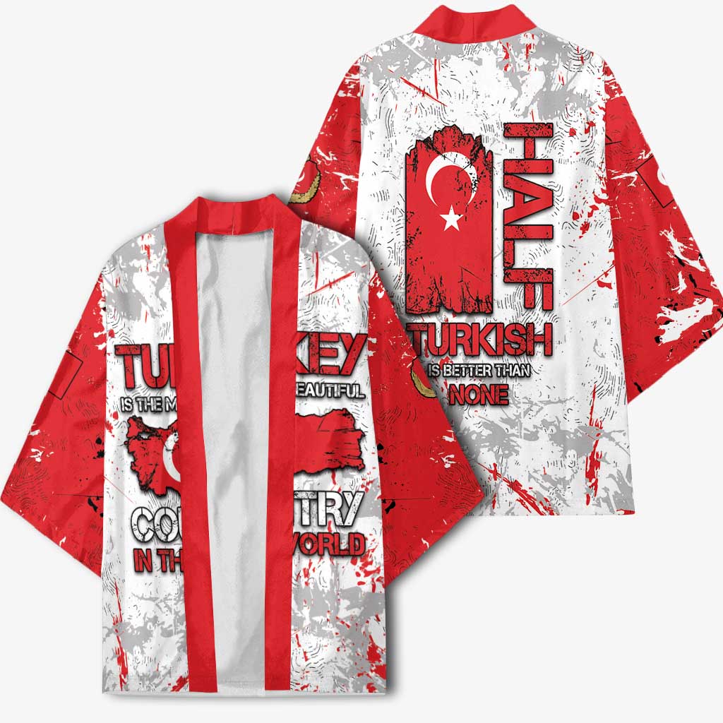 Turkey Kimono Half Turkish Is Better Than None - Wonder Print Shop