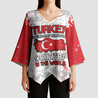 Turkey Kimono Sleeve Blouse Half Turkish Is Better Than None - Wonder Print Shop