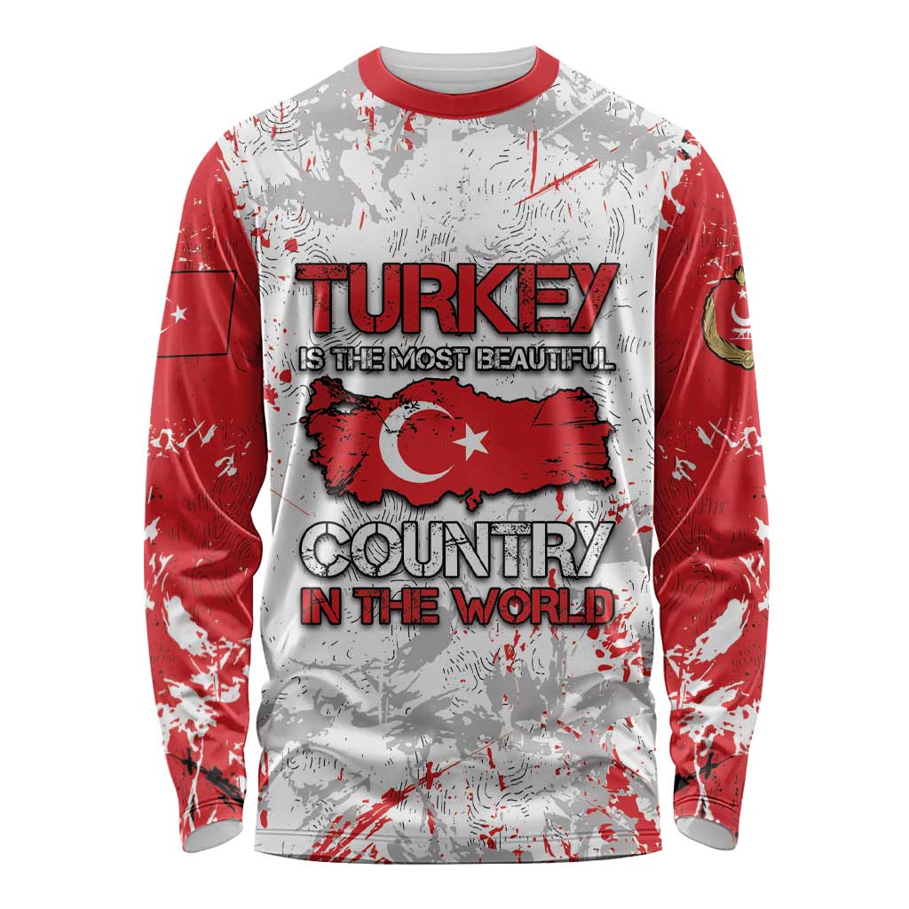 Turkey Long Sleeve Shirt Half Turkish Is Better Than None - Wonder Print Shop
