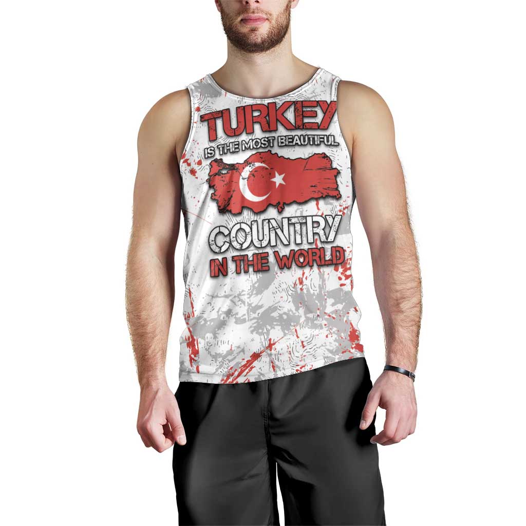 Turkey Men Tank Top Half Turkish Is Better Than None - Wonder Print Shop