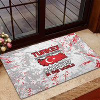 Turkey Rubber Doormat Half Turkish Is Better Than None - Wonder Print Shop