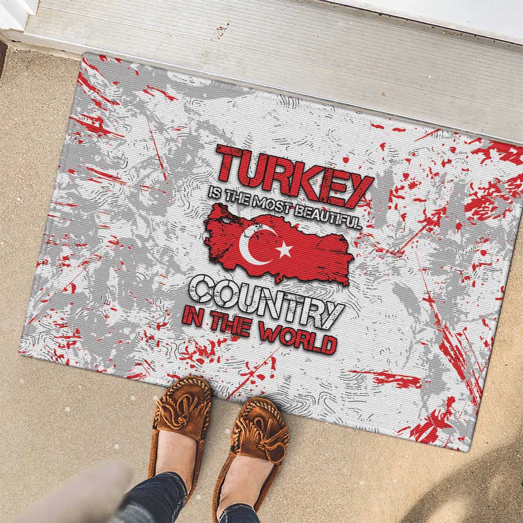 Turkey Rubber Doormat Half Turkish Is Better Than None - Wonder Print Shop