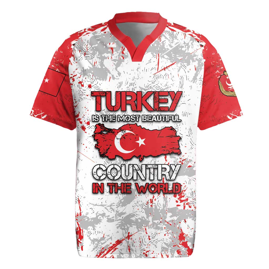 Turkey Rugby Jersey Half Turkish Is Better Than None - Wonder Print Shop