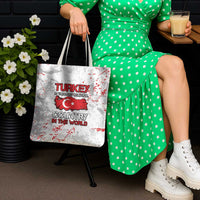 Turkey Tote Bag Half Turkish Is Better Than None - Wonder Print Shop