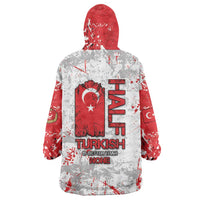 Turkey Wearable Blanket Hoodie Half Turkish Is Better Than None - Wonder Print Shop