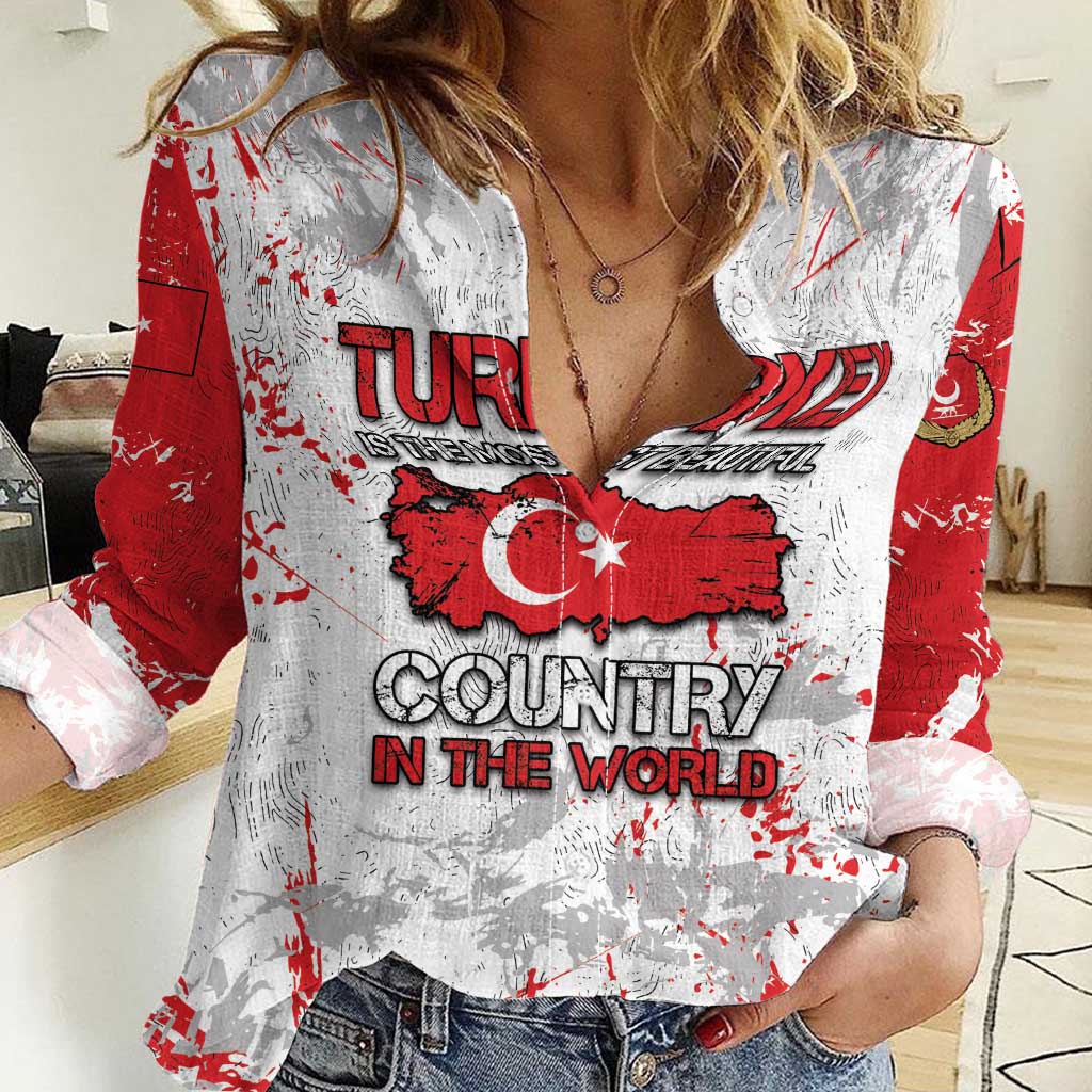 Turkey Women Casual Shirt Half Turkish Is Better Than None - Wonder Print Shop