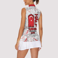 Turkey Women Sleeveless Polo Shirt Half Turkish Is Better Than None - Wonder Print Shop