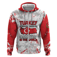 Turkey Zip Hoodie Half Turkish Is Better Than None - Wonder Print Shop