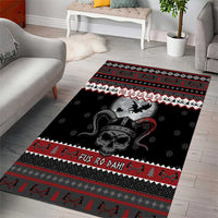 Vikings Christmas Area Rug Fa La La La Fus Ro Dah - Wonder Print Shop