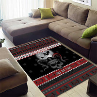 Vikings Christmas Area Rug Fa La La La Fus Ro Dah - Wonder Print Shop