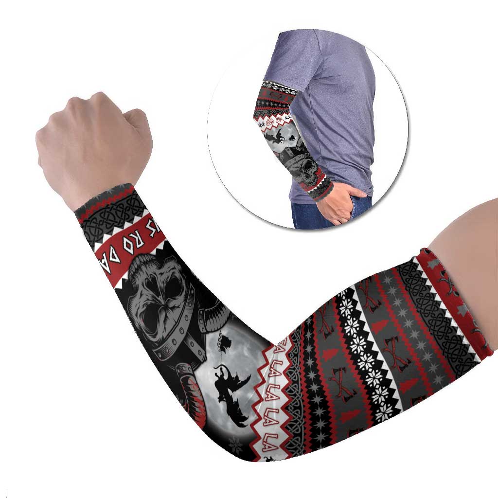 Vikings Christmas Arm Sleeves Fa La La La Fus Ro Dah - Wonder Print Shop