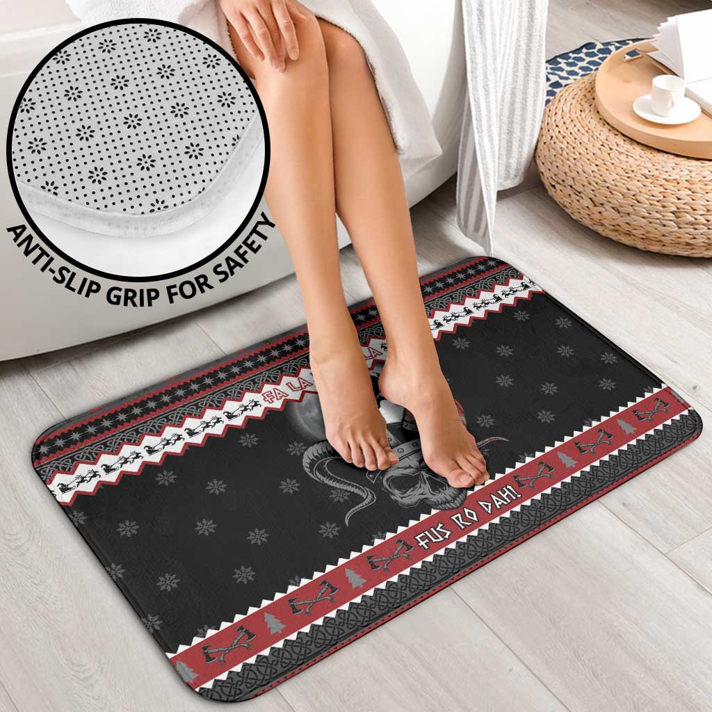 Vikings Christmas Bathroom Set Fa La La La Fus Ro Dah - Wonder Print Shop