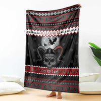 Vikings Christmas Blanket Fa La La La Fus Ro Dah - Wonder Print Shop