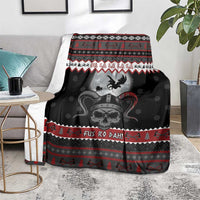 Vikings Christmas Blanket Fa La La La Fus Ro Dah - Wonder Print Shop