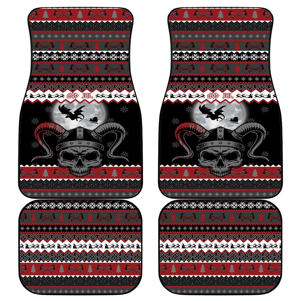 Vikings Christmas Car Mats Fa La La La Fus Ro Dah - Wonder Print Shop