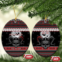 Vikings Christmas Ceramic Ornament Fa La La La Fus Ro Dah - Wonder Print Shop