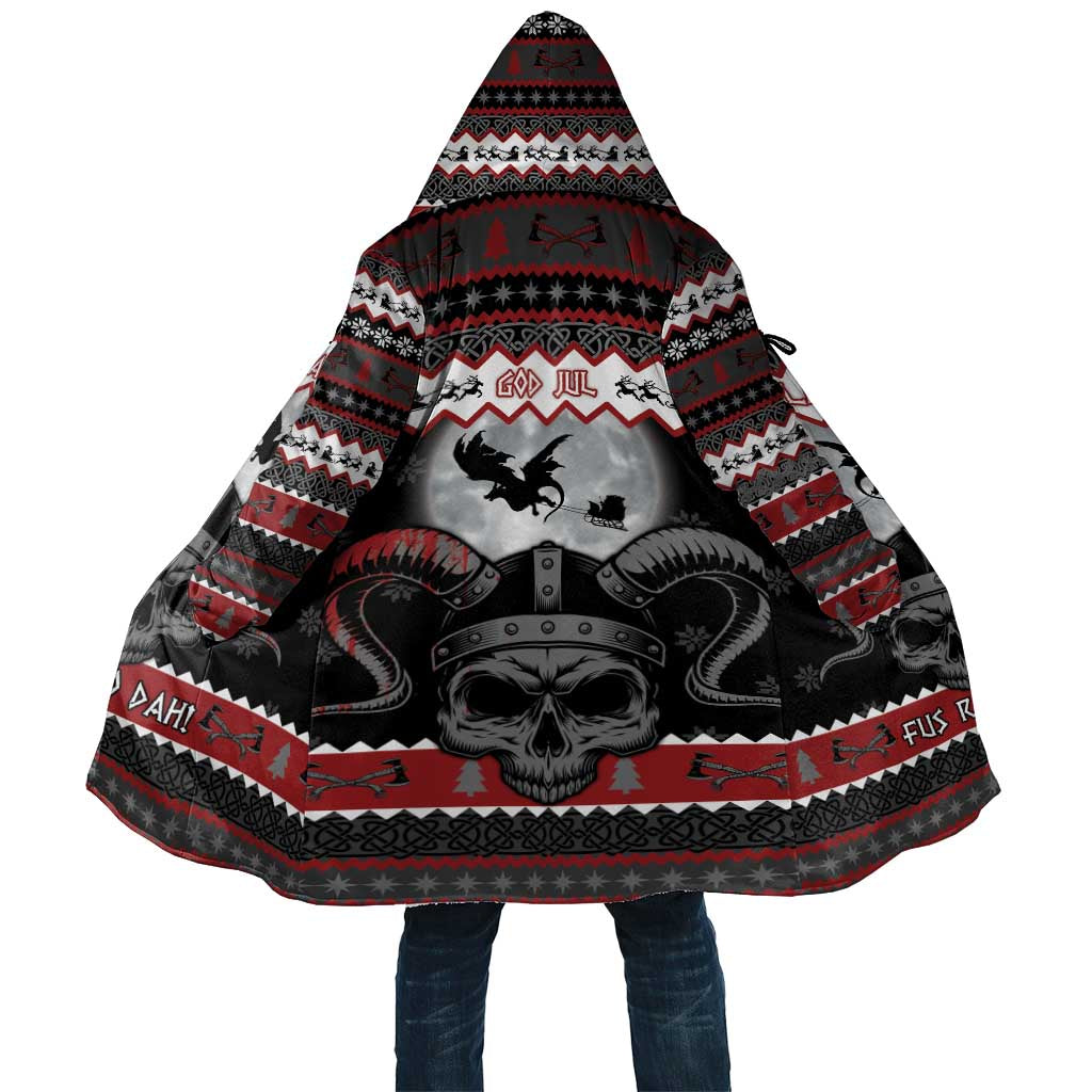 Vikings Christmas Cloak Fa La La La Fus Ro Dah - Wonder Print Shop
