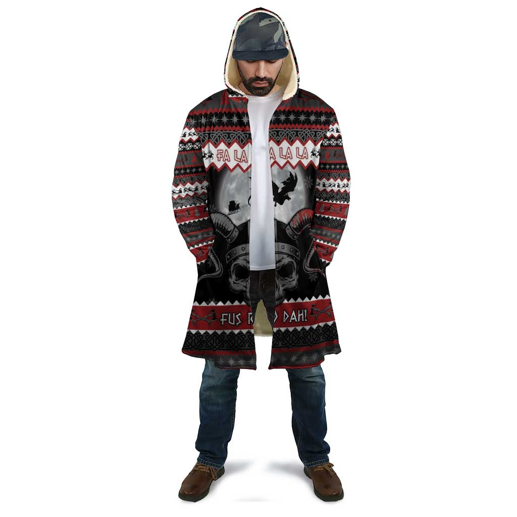 Vikings Christmas Cloak Fa La La La Fus Ro Dah - Wonder Print Shop