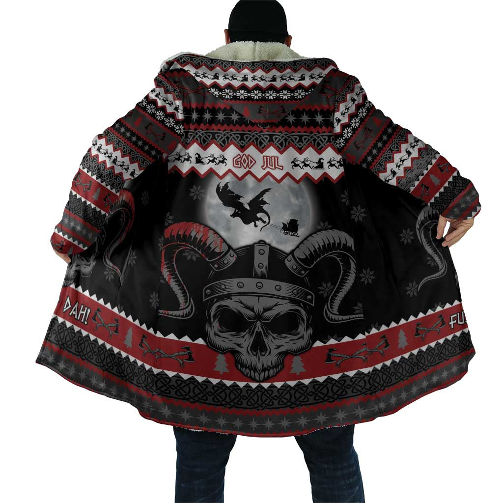 Vikings Christmas Cloak Fa La La La Fus Ro Dah - Wonder Print Shop