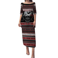 Vikings Christmas Family Matching Puletasi and Hawaiian Shirt Fa La La La Fus Ro Dah - Wonder Print Shop
