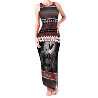 Vikings Christmas Family Matching Tank Maxi Dress and Hawaiian Shirt Fa La La La Fus Ro Dah - Wonder Print Shop