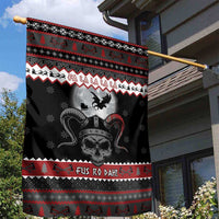 Vikings Christmas Garden Flag Fa La La La Fus Ro Dah - Wonder Print Shop