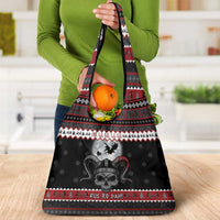 Vikings Christmas Grocery Bag Fa La La La Fus Ro Dah - Wonder Print Shop