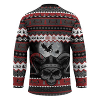 Vikings Christmas Hockey Jersey Fa La La La Fus Ro Dah - Wonder Print Shop