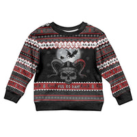 Vikings Christmas Kid Ugly Christmas Sweater Fa La La La Fus Ro Dah - Wonder Print Shop